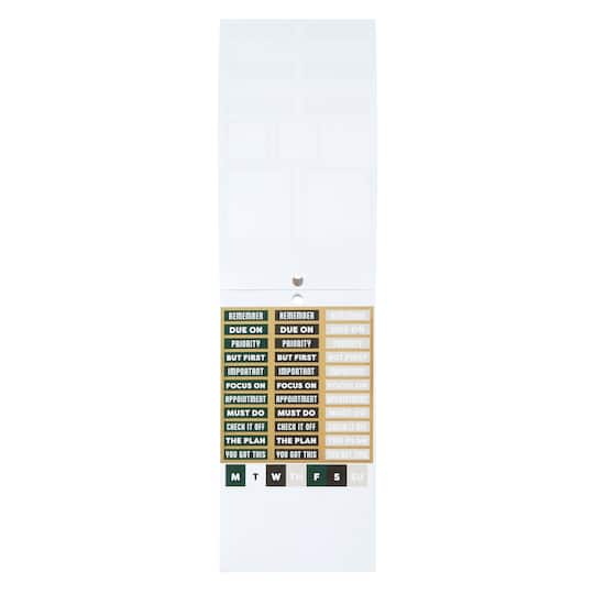 Green & Black Planner Sticker Book by Recollections™